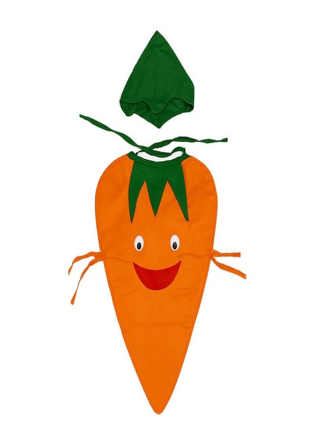 فانسي دريسويل زي تنكري على شكل جزرة من فانسي دريس ويل للأطفال | مقاس حر من 2 إلى 10 سنوات | مناسب للفعاليات المدرسية، ومسابقات الأزياء التنكرية، والحفلات ذات الطابع الخاص - Image 2